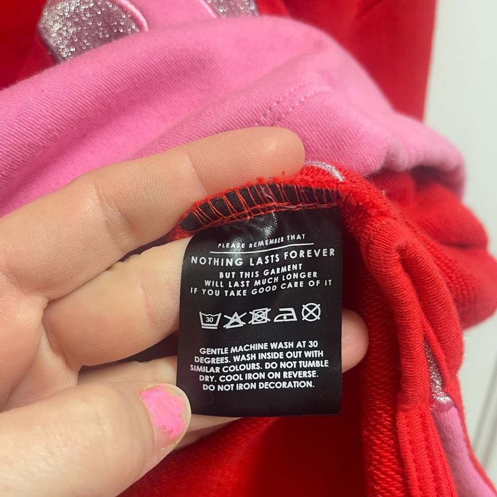 Lazy Oaf Cropped Flame Sweater - Picture 5 of 11